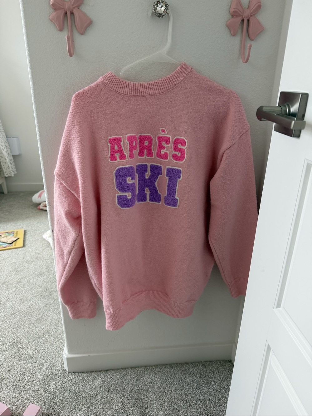 Après Ski Pink Knit Women's Sweater size M/L